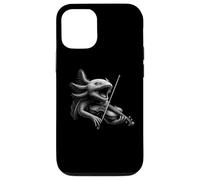 Axolotl tocando violinista violinista amante de las mascotas Carcasa para iPhone 12/12 Pro