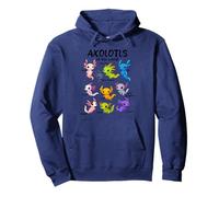Axolotls del Mundo, Kawaii, Lindo Axolot Sudadera con Capucha