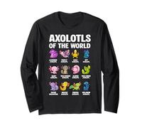 Axolotls of The World Anime japonés Kawaii Pet Axolotls Manga Larga