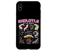 Axolotls of The World Axolotl Morphs Chart para niños, niñas y niños Carcasa para iPhone XS MAX