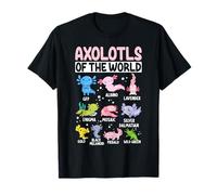 Axolotls Of The World Camiseta