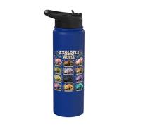 Axolotls of The World Funny axolotl Stainless Steel Insulated Water Bottle