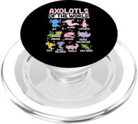 Axolotls of The World PopSockets PopGrip para MagSafe