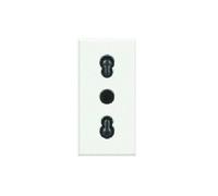AXOLUTE PRESA 2P+E WHITE BIPASS HD4180