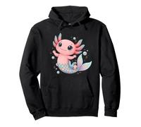 Axomaid Adorable Axolotl Sirena Linda Fantasía Submarina Sudadera con Capucha