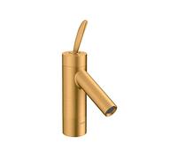 AXOR 10010251 Starck 70 con drenaje emergente, grifo de baño óptico dorado cepillado de 1,2 GPM de un solo agujero