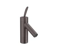 AXOR 10010341 Starck 70 con desagüe emergente, cromo negro cepillado 1.2 GPM grifo de baño de un solo agujero