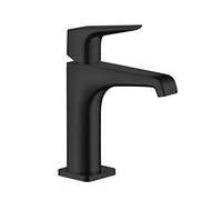 AXOR 36111671 Citterio E 125 con mango de palanca, negro mate 1.2 GPM grifo de baño de un solo agujero