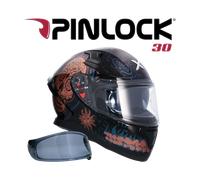 Axor Apex Trance negro y oro con visor+pantalla negra y pinlock regalo - Color: NEGRO, Talla: Talla L