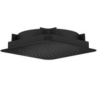 Axor Citterio cabezal de ducha 27x27 cm cuadrada negro 28794670