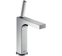 Mezclador monomando hansgrohe AXOR Citterio 160 para lavabo, juego de desagüe, proyección de 141 mm, 39031000, Color: cromado
