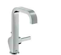 Mezclador monomando hansgrohe AXOR Citterio 190 para lavabo, juego de desagüe, proyección de 160 mm, 39034000, Color: cromado