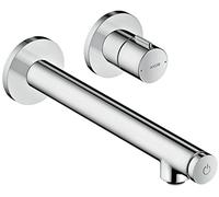 hansgrohe AXOR Uno Select Mezclador de tocador empotrado, montaje en pared, proyección 220mm, 45113000, Color: cromado