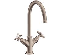 Axor Montreux grifo para lavabo de pie níquel 16502820