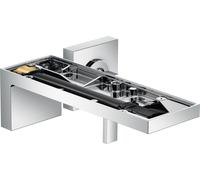hansgrohe AXOR MyEdition Mezclador monomando de lavabo empotrado para montaje en pared, caño 221 mm, sin placa, 47062000, Color: cromado