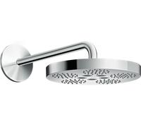 Axor One brazo de ducha con efecto lluvia 28x28 cm circular cromo 48491000