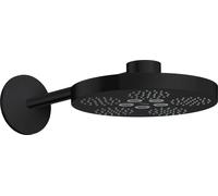 Axor One brazo de ducha con efecto lluvia 28x28 cm circular negro 48492670