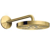 Axor One brazo de ducha con efecto lluvia 28x28 cm circular oro 48491990