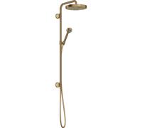 AXOR One Showerpipe 280 1jet, empotrado, de hansgrohe, 48790140, Color: Bronce cepillado