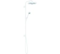 hansgrohe AXOR Showerpipe 280 1jet, montaje empotrado, 48790700, Color: Blanco Mate