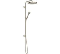 AXOR One Showerpipe 280 1jet, empotrado, de hansgrohe, 48790820, Color: Níquel Cepillado