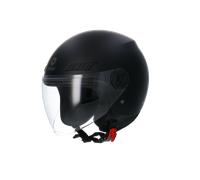 AXOR SH-62 KIOTO mate casco jet con pantalla - Color: NEGRO, Talla: Talla XL