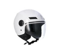 AXOR SH-62 KIOTO monocolor blanco casco jet con pantalla - Color: BLANCO, Talla: Talla S