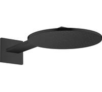 Axor ShowerSolutions brazo de ducha con efecto lluvia 30x30 cm circular negro 35303670