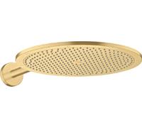 Axor ShowerSolutions brazo de ducha con efecto lluvia 35x35 cm circular oro 26034250