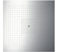 Axor Starck Shower Collection ducha con efecto lluvia 97x97 cm cuadrada acero 10621800