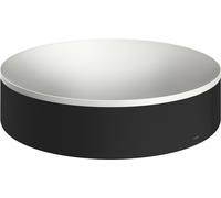 Axor Suite lavabo 40x40 cm circular sobre encimera blanco-negro 42001670