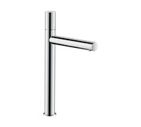 hansgrohe AXOR Uno Mezclador monomando de lavabo 260, Zerogriff, sin juego de desagüe, proyección de 198mm, 45004000, Color: cromado