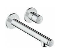 hansgrohe AXOR Uno Select Mezclador de tocador empotrado, montaje en pared, proyección 220mm, 45113000, Color: cromado