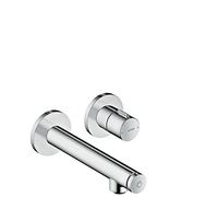 Axor Uno Select lavabo mezclador, rasante, montaje en pared, salida de 165 mm, cromado