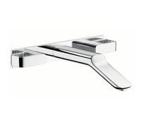 hansgrohe AXOR Urquiola Mezclador empotrado de 3 agujeros para lavabo con caño largo, 11043000, Color: cromado