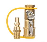 Axorafow 1 sobre 4 válvulas de bola de latón Conector rápido Sistemas de fontanería RV - Ajuste de conexión rápida con fugas - Sellado 2.7 (70 mm) Herramienta - Instalación