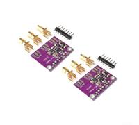 Axorafow 2 unids Si5351 Generador de señal 8khz-160mhz onda cuadrada superior Pcb que tiene 3.3 V Ldo 3 a 5 V bajo para proyectos electrónicos Arduino DIY
