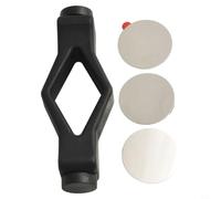 Axorafow Accesorio de soporte de puerta de arandela oscilante delantera Lavadora Carga de puerta Ventilación flexible Abridor de puerta Anti tapón Clip magnético (gris)