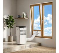 Axorafow Acondicionador portátil para kit de sellado de ventanas, sello de CA para el hogar y la instalación de manguera, secadora de tela de refrigeración, uso móvil (2 piezas de cremallera de 380 x