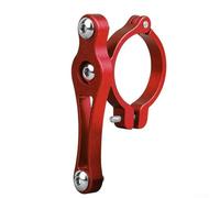 Axorafow Adaptador de jaula de botella de aleación de aluminio - Soporte de manillar adaptable de 19 a 33 mm para scooters eléctricos, motocicletas, bicicletas, para un fácil transporte, portavasos de