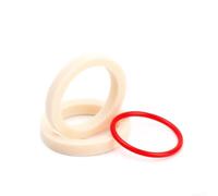 Axorafow Anillo de esponja absorbente de aceite, suspensión de horquilla delantera, 32 mm, 34 mm, 35 mm, 36 mm, espuma de alta densidad con junta tórica roja (2 unidades + 1 unidad) (36 mm)