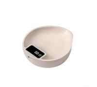 Axorafow Bandeja de báscula de aperitivos con 0 almohadillas LED | Báscula de visualización de café negra de 1 g, control de granos de granos de silicona antideslizante