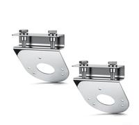 Axorafow Base de lámpara de sandía 304 soporte de luz de abrazadera de acero para semi remolques Pickups vertical hacia abajo iluminación decoración 4.6x4 pulgadas