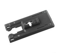 Axorafow Base de sierra caladora de aluminio 4304 para piso, accesorio de montaje de zapato de cambio rápido, corte eficiente de repuesto, color negro