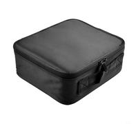 Axorafow Bolsa de aparejos de pesca para carretes con cremalleras - Organizador de tela Oxford 1860d con separadores de engranajes, forro acolchado, correa trasera flexible para el hombro, doble banda
