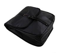 Axorafow Bolsa de poliéster para bicicleta de 23 l, color negro, impermeable, cierre de solapa, 35 x 17 x 39 cm, portaequipajes traseros para ciclismo, viajes, turismo