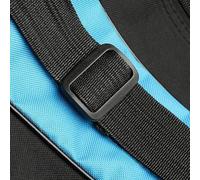 Axorafow Bolsa para patines en línea, bolsa de almacenamiento de tela Oxford con asa de transporte de malla transpirable, correa de hombro configurable, 39 x 20 x 38 cm (azul)