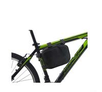 Axorafow Bolsa triangular para cuadro de bicicleta para bicicletas eléctricas, alforja de almacenamiento de tela Oxford impermeable con acolchado de algodón perlado de 5 mm, se adapta al tubo superior