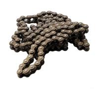 Axorafow Cadena de rodillos de 25 horas para scooters eléctricos de 47 cc y 49 cc para ATV Dirt Bikes Mini ciclomotores - 136 eslabones de 6,35 mm, construcción de hierro de paso de alta velocidad