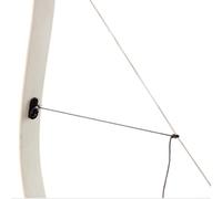 Axorafow Clicker de arco de aleación de aluminio para arcos recurvos, máquina de señal de posicionamiento ajustable con hoja de acero de resorte, 4 x 1,5 x 1 cm, cuerda de 6 gramos y 51 cm, accesorio